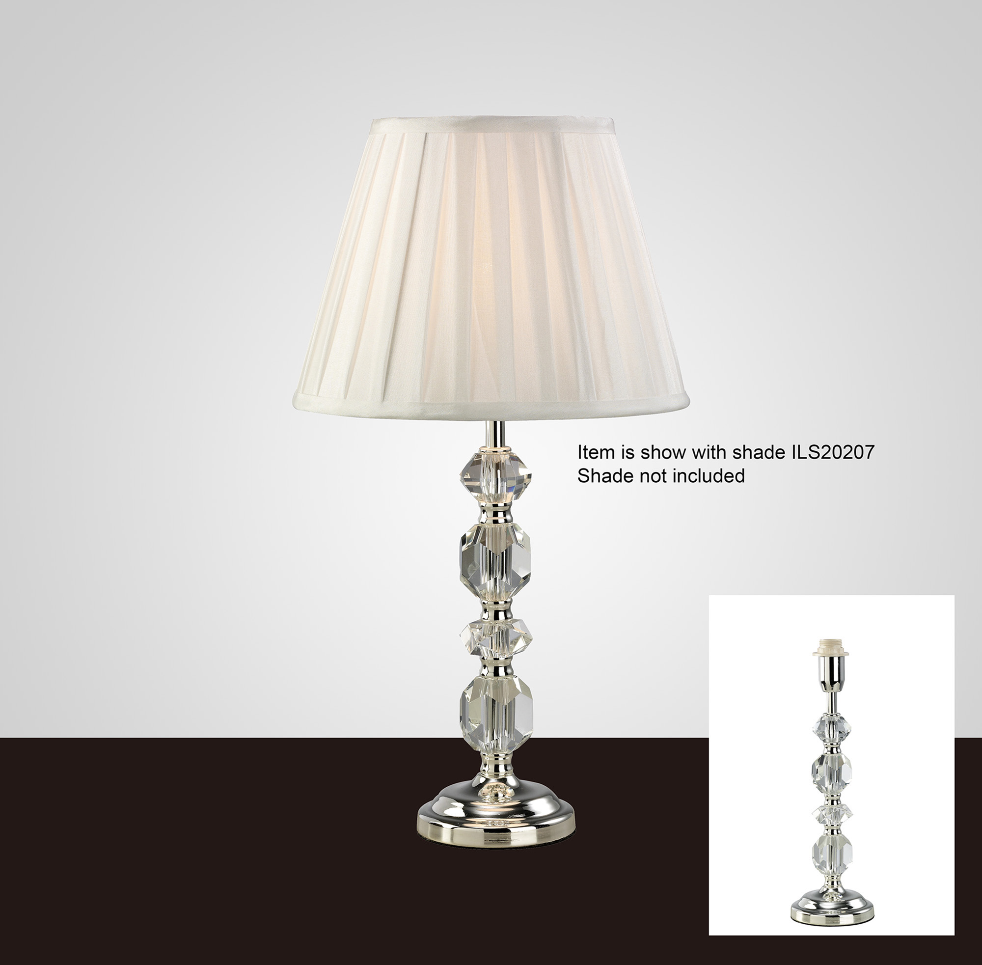Dana Crystal Table Lamps Diyas Base Only Lamps